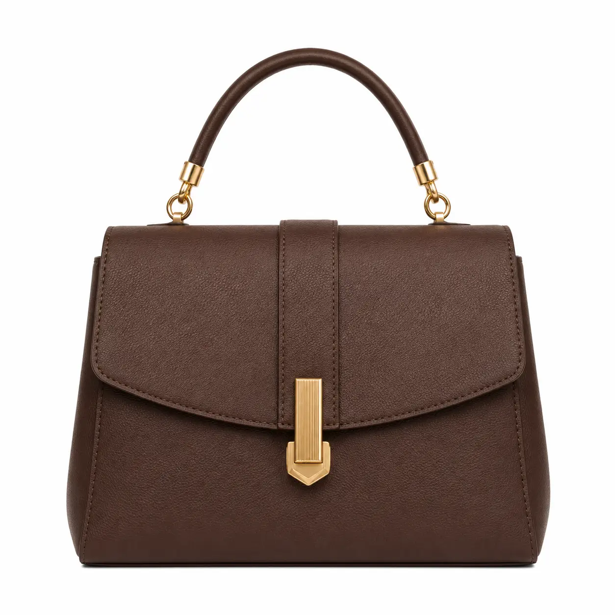 totio womens leather flap carry handbag Totio Women's Leather Flap Carry Handbag - Image 1