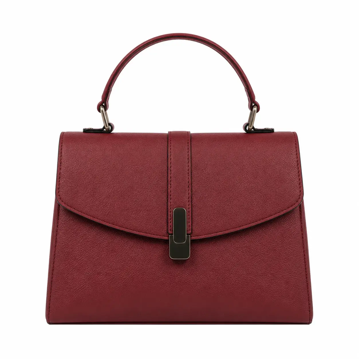 totio womens leather flap satchel handbag Totio Women's Leather Flap Satchel Handbag - Image 1