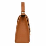 Totio Women's Leather Flap Top Handle Handbag - Image 3