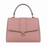Totio Women's Leather Structured Flap Handbag