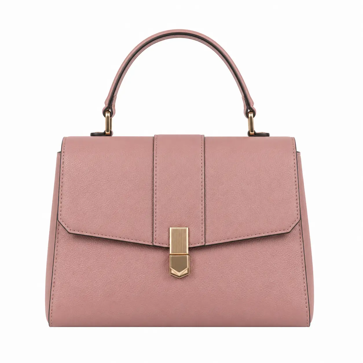totio womens leather structured flap handbag Totio Women's Leather Structured Flap Handbag - Image 1