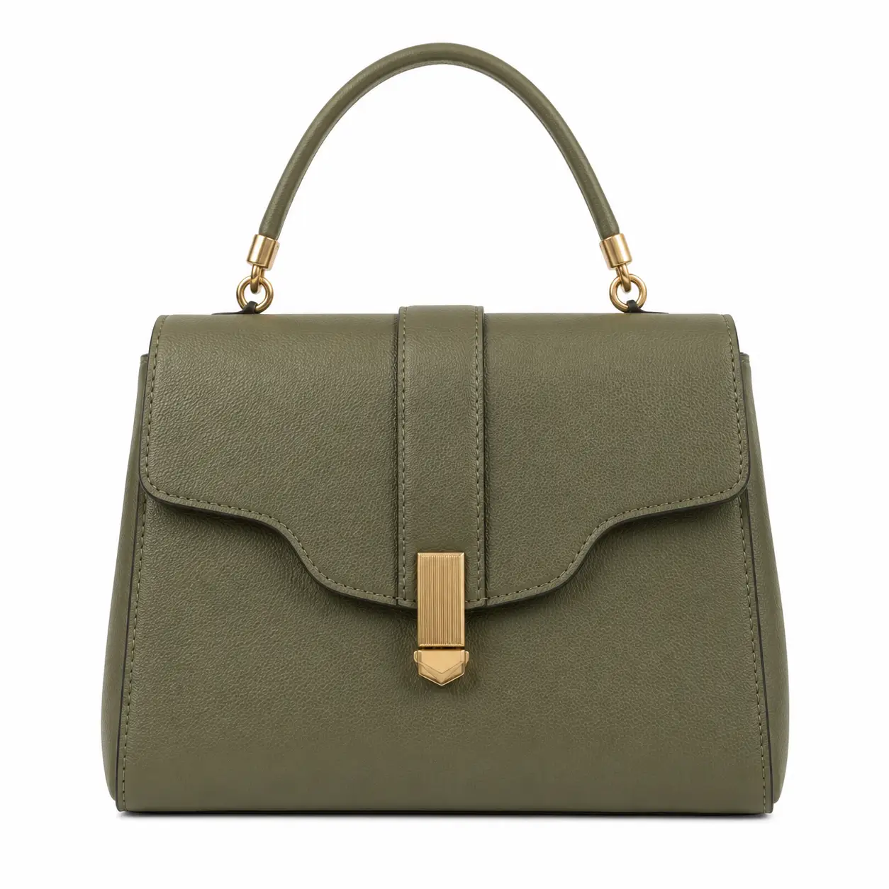 totio womens leather structured satchel handbag Totio Women's Leather Structured Satchel Handbag - Image 1